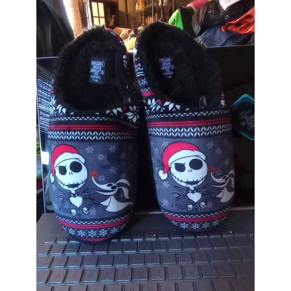 Tim Burton's Disney The night before Christmas slippers size 9 to 10 size 11 to - Picture 1 of 7